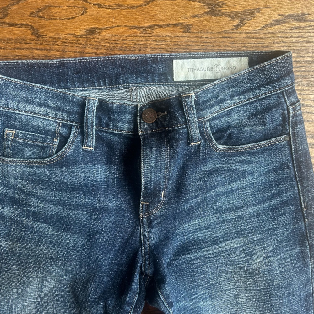 Distressed boyfriend jeans size 25 - Picture 2 of 6